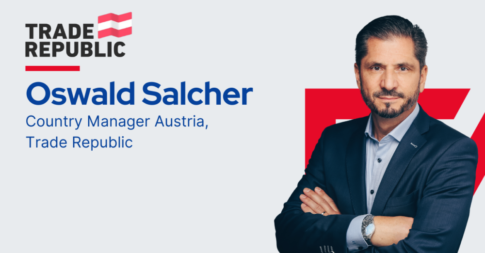 Oswald Salcher Country Manager Trade Republic Austria