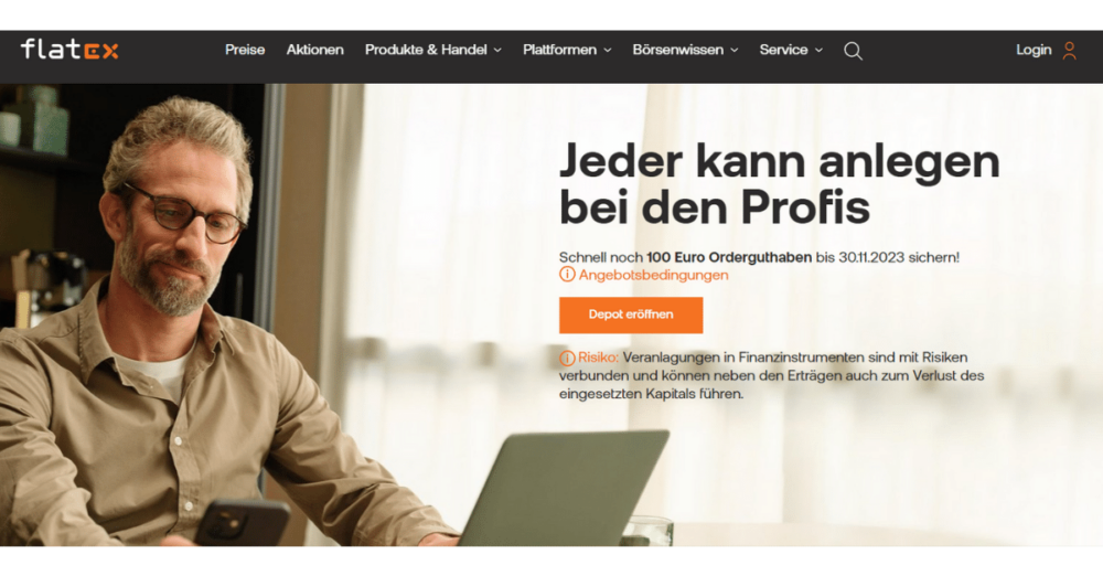 Flatex Login Österreich, einfach und schnell zum Depot