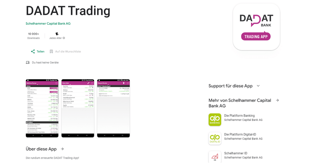 dadat login android dadat trading app