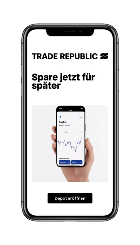 Trade Republic iPhone Mockup