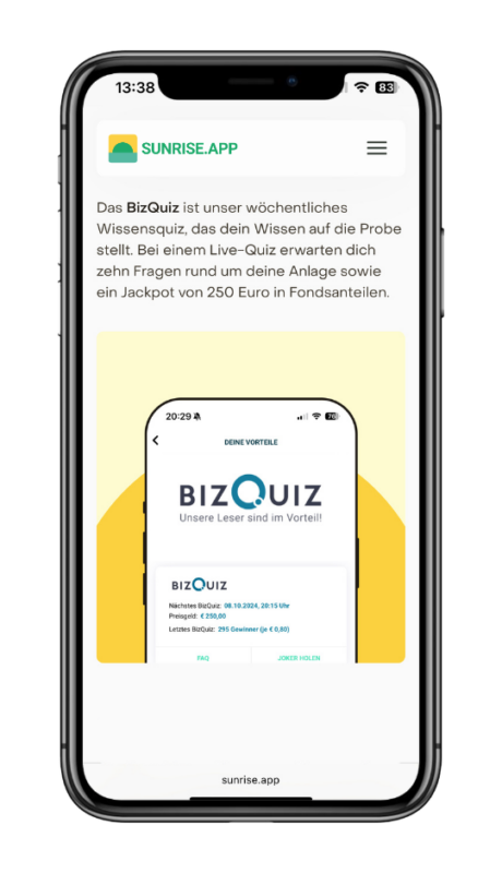 Sunrise BizQuiz Sunrise BizQuiz