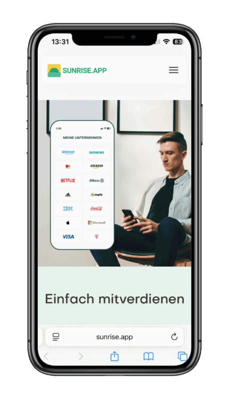 Sunrise einfach global anlegen